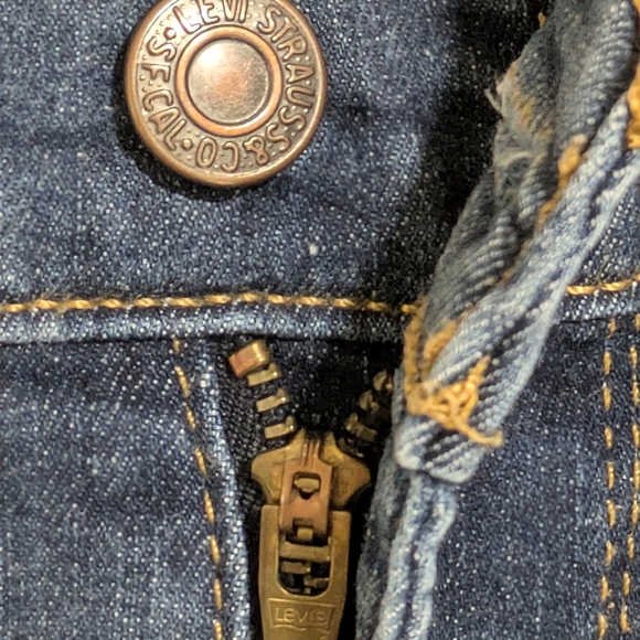 Levi's 720 High Rise Super Skinny Blue Jeans - Picture 10 of 11